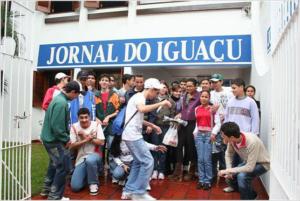Visita ao Jornal do Iguaçu